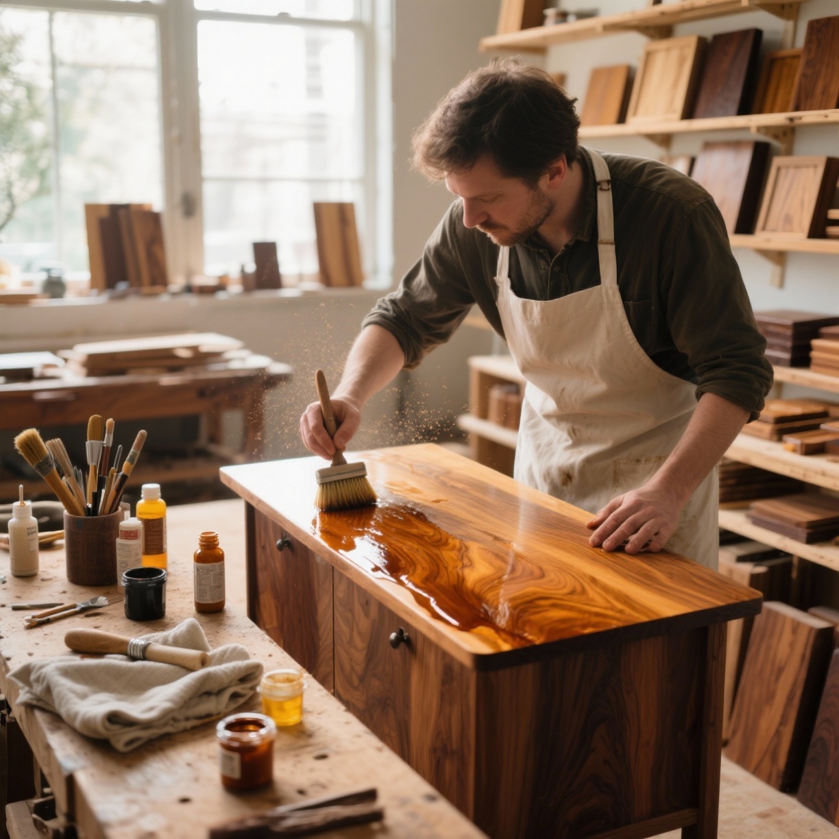 Descubra técnicas de acabamento em madeira que transformam seus projetos