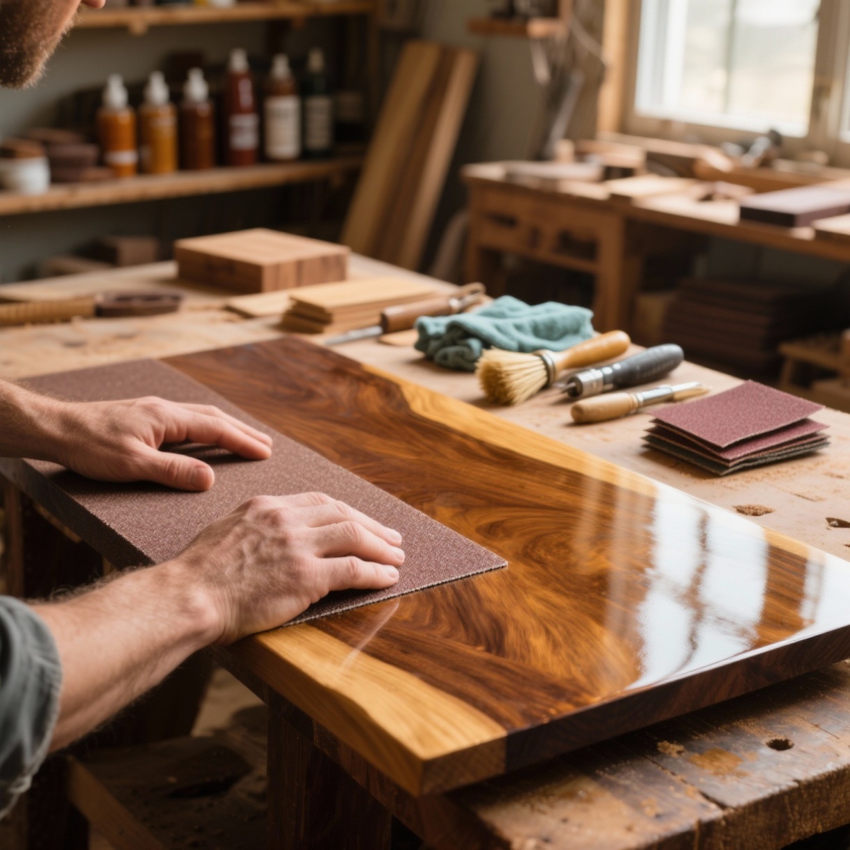 Do Lixamento ao Brilho: Caminhos Inexplorados do Acabamento de Madeira