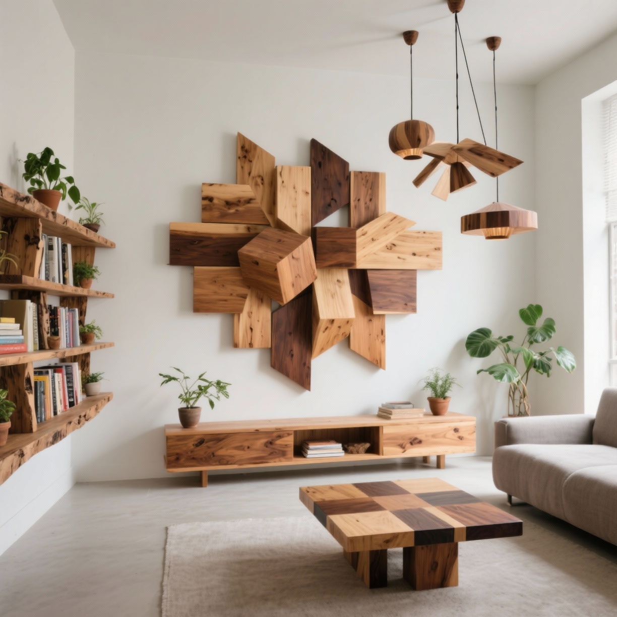 Explosão Criativa: Ideias Inusitadas Para Elevar Seu Espaço com Madeira