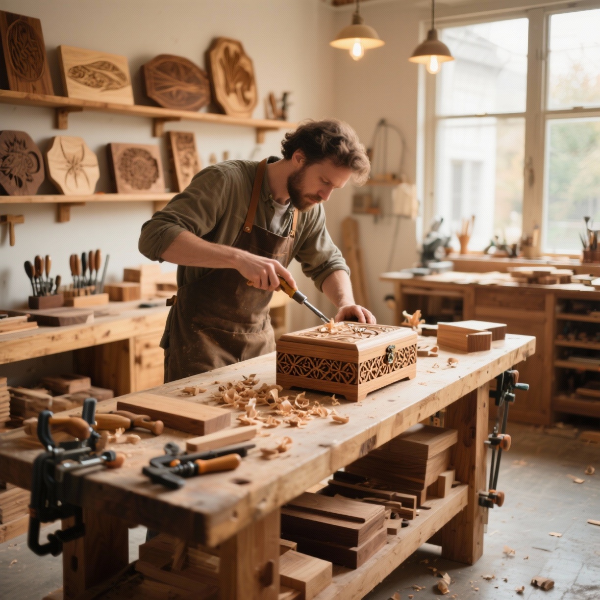 Crie Obras Únicas: Passo a Passo de Projetos Artesanais em Madeira