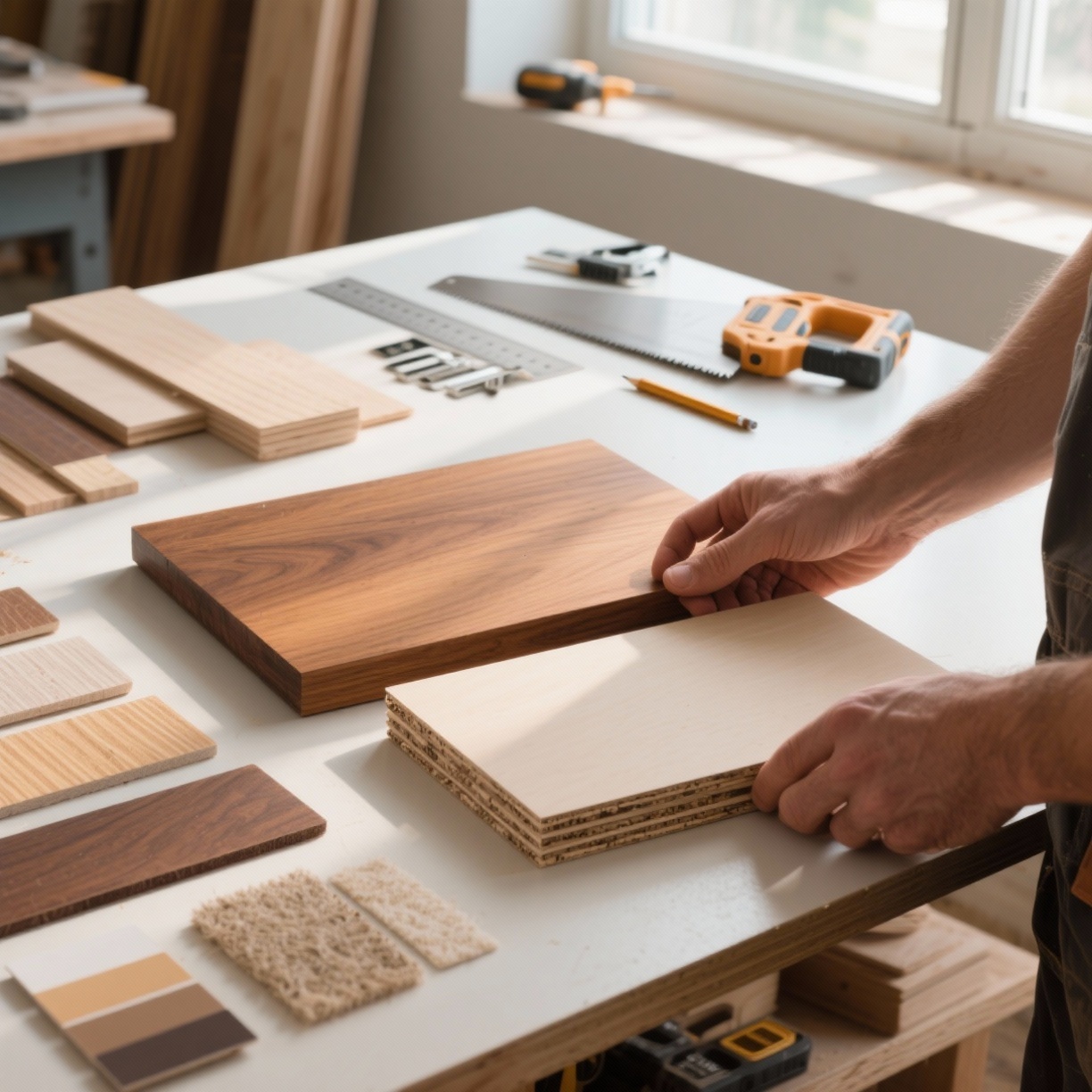 Entre Fibras e Lâminas: Escolhendo Materiais para Marcenaria de Sucesso