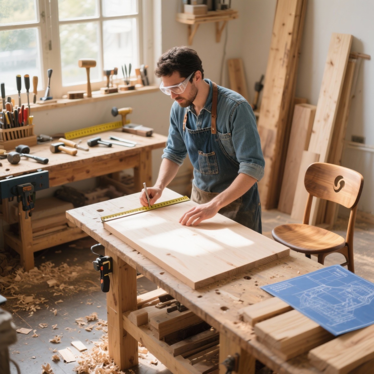 Aprenda a Criar Móveis Artesanais: Projetos Completos do Zero ao Acabamento