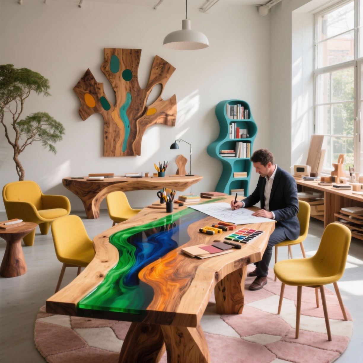 Novos Olhares: Madeira, Cores e Design Inusitado para Inspirar Suas Criações