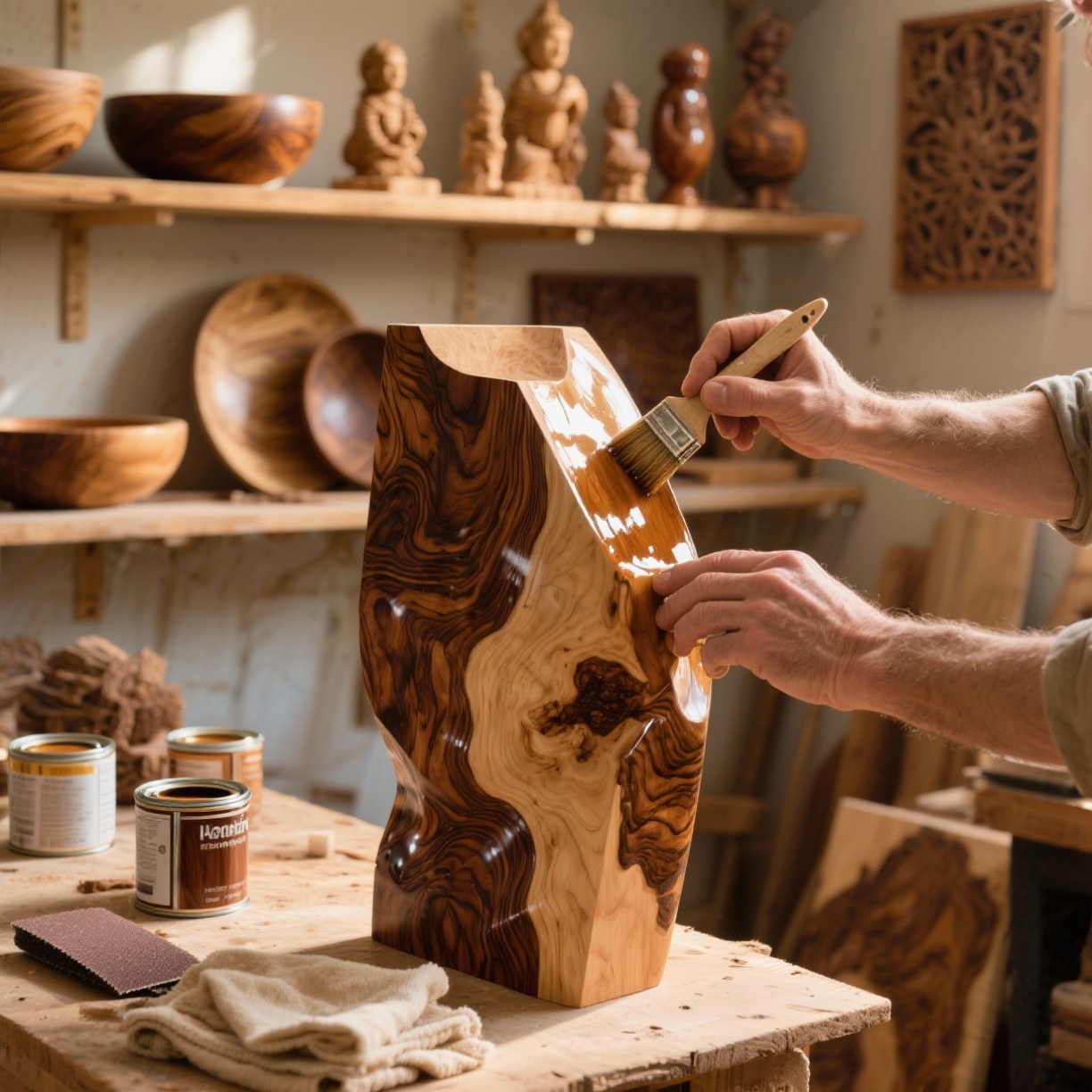 Texturas, Brilhos e Proteção: Transformando Madeira em Arte Duradoura