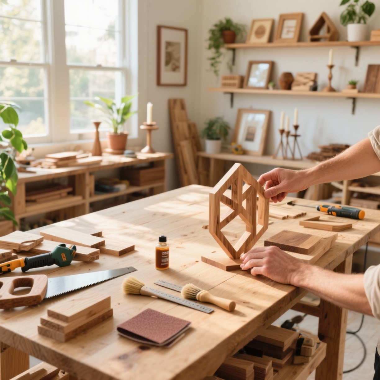 Madeira em Ação: Construa Decorações Exclusivas do Zero em Casa