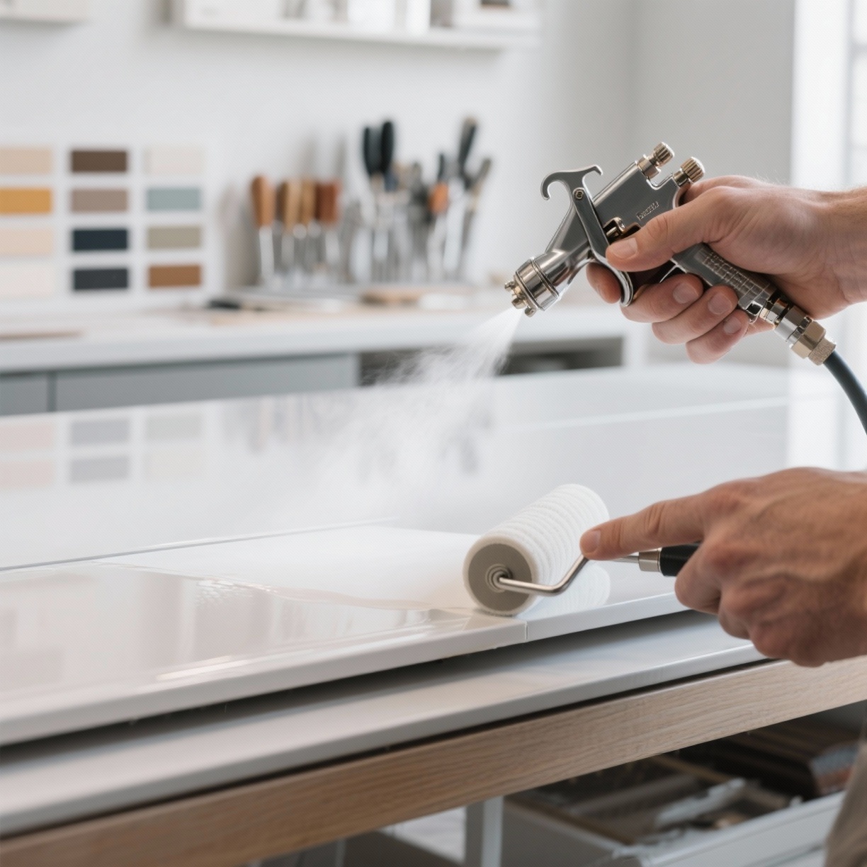 Misture de Técnicas: Superfícies Impecáveis e Durabilidade Garantida