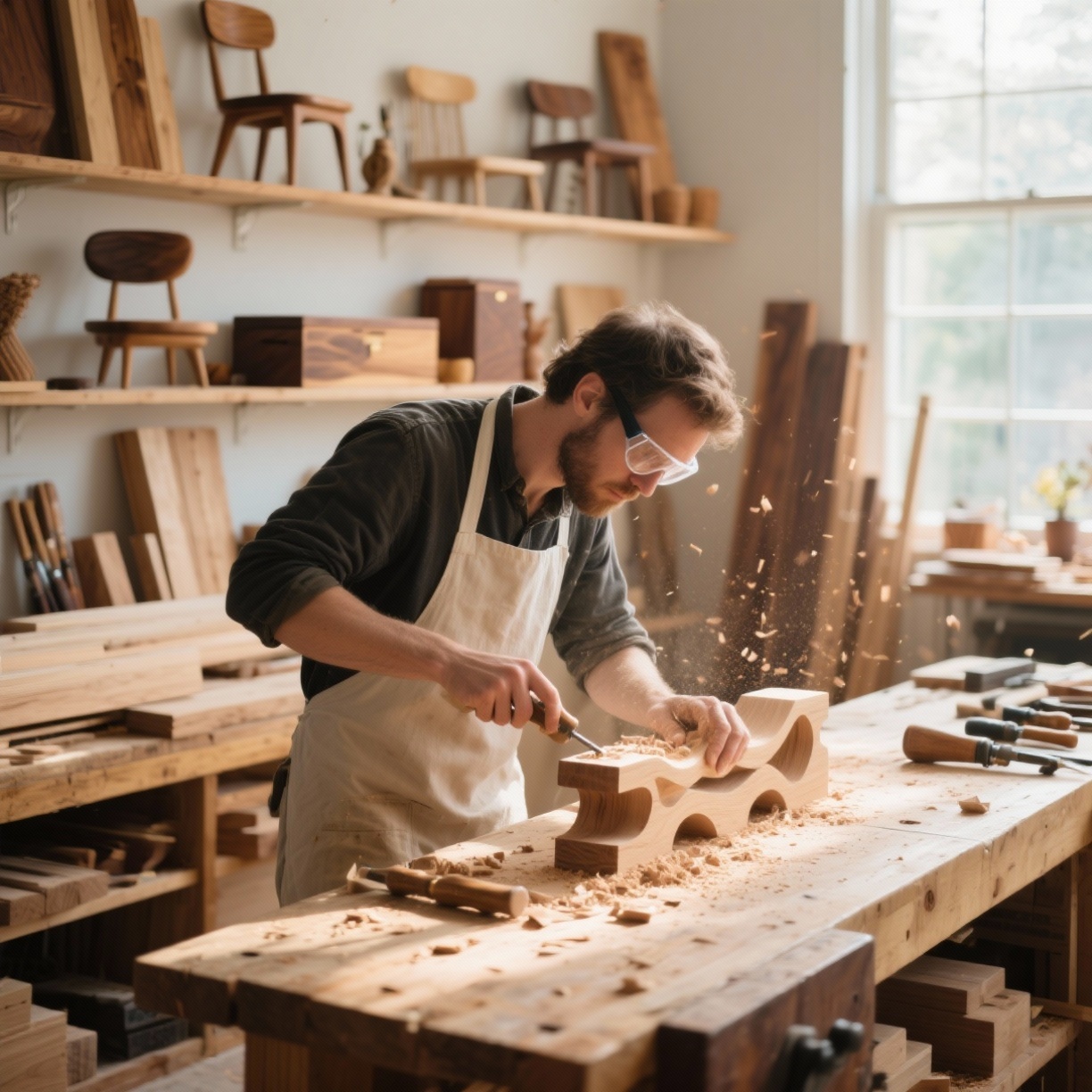 Inventando com Madeira: Criações Personalizadas do Zero ao Acabamento